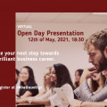 Virtual Open Day Presentation on May 12th, 2021