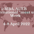 i-MBA International online meet us Week, 4-8 April 2022