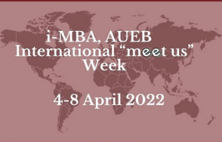 i-MBA International online meet us Week, 4-8 April 2022