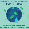 8th Annual Sustainability Summit on “The Sustainability-ESG Manager: Leading the Low Carbon Economy Transition”