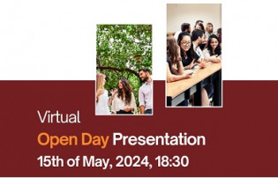 Virtual Open Day Presentation of the MBA International on May 15th, 2024