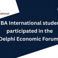 MBA International Students Participate in the Delphi Economic Forum X