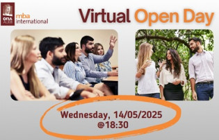 Virtual Open Day of the MBA International on May 14th, 2025