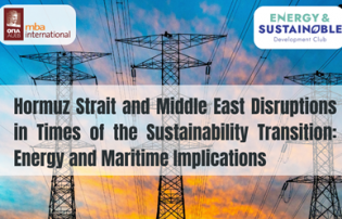 Online Energy Conference: Hormuz Strait and Middle East Disruptions in Times of the Sustainability Transition